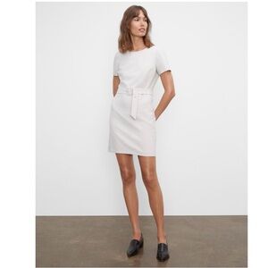 Club Monaco Belted Tailored Mini Dress